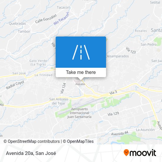 Mapa de Avenida 20a