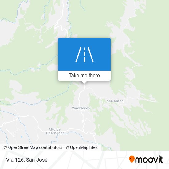 Vía 126 map