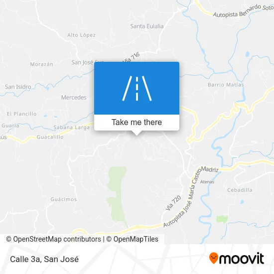 Calle 3a map