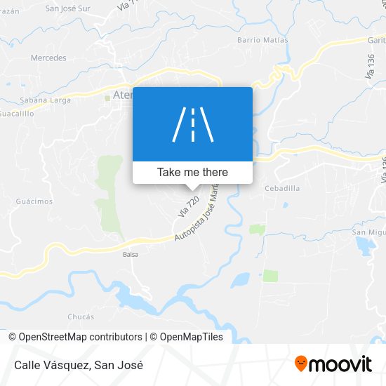 Mapa de Calle Vásquez