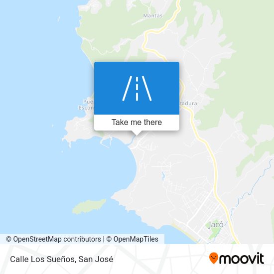 Calle Los Sueños map