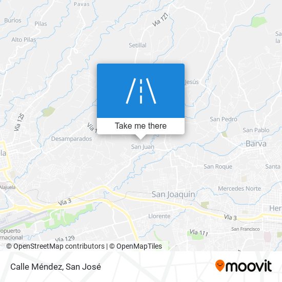 Calle Méndez map