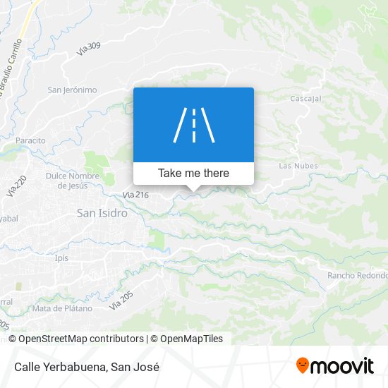 Mapa de Calle Yerbabuena