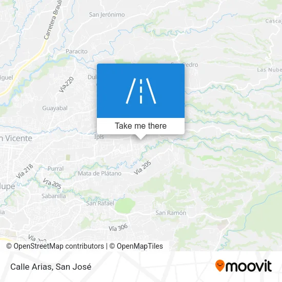 Calle Arias map