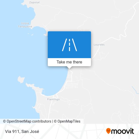 Mapa de Vía 911
