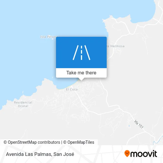 Avenida Las Palmas map