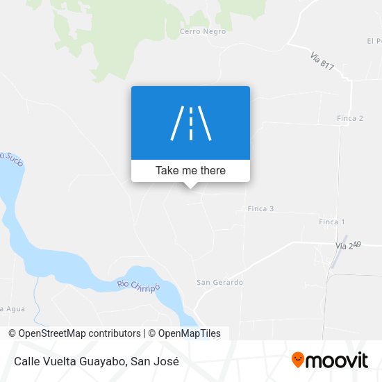 Mapa de Calle Vuelta Guayabo