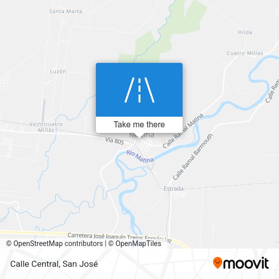 Mapa de Calle Central