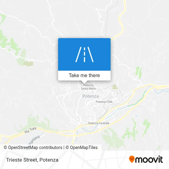 Trieste Street map