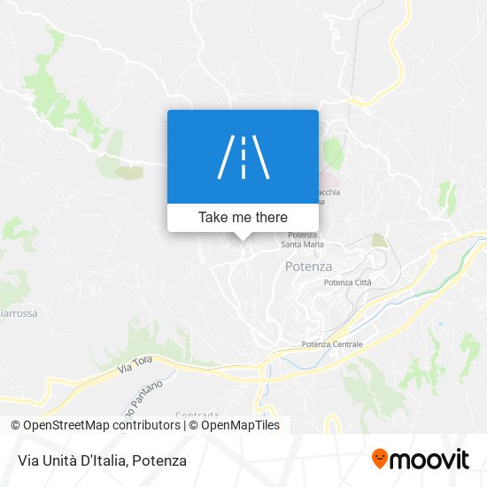 Via Unità D'Italia map