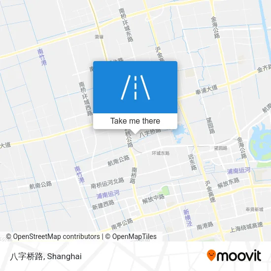 八字桥路 map