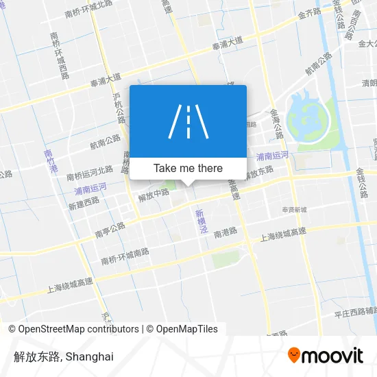 解放东路 map