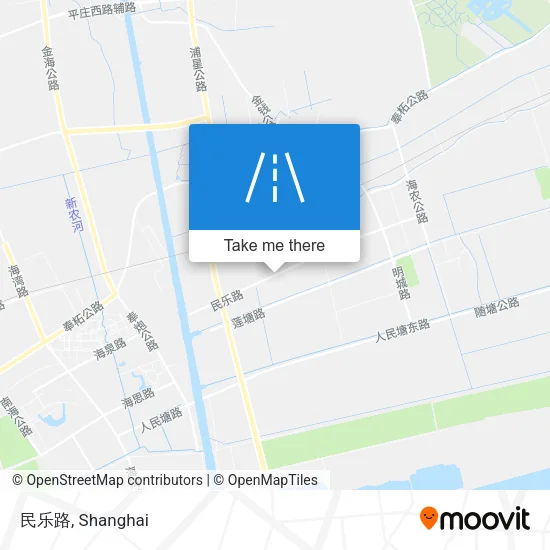 民乐路 map