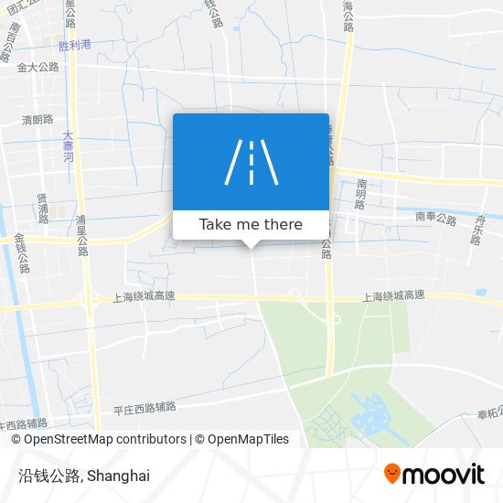 沿钱公路 map