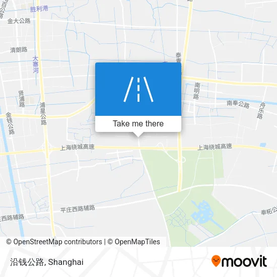 沿钱公路 map