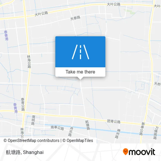 航塘路 map
