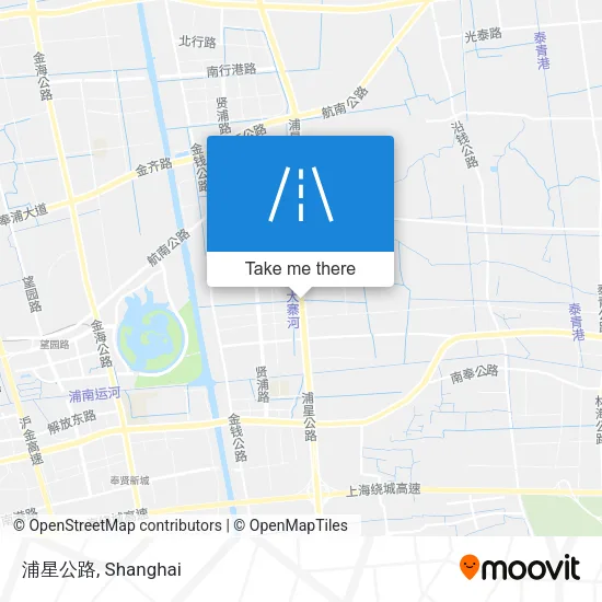 浦星公路 map