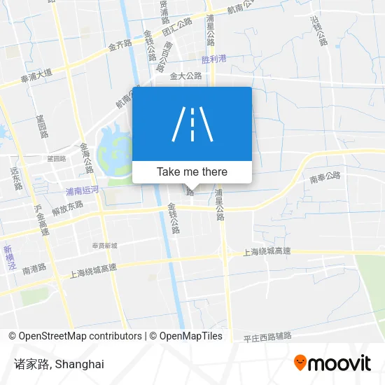 诸家路 map