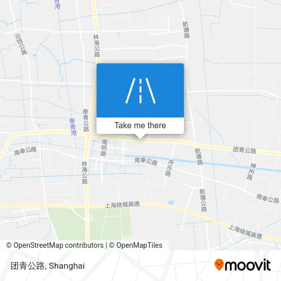 团青公路 map