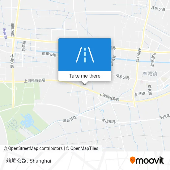 航塘公路 map