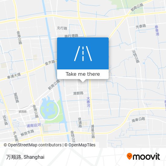 万顺路 map