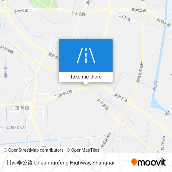 川南奉公路 Chuannanfeng Highway map