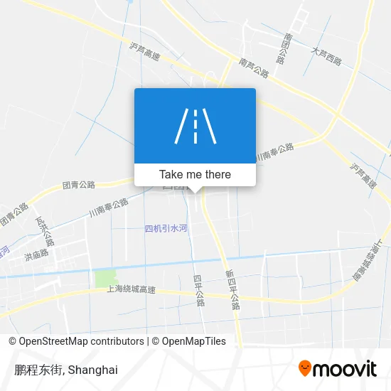 鹏程东街 map