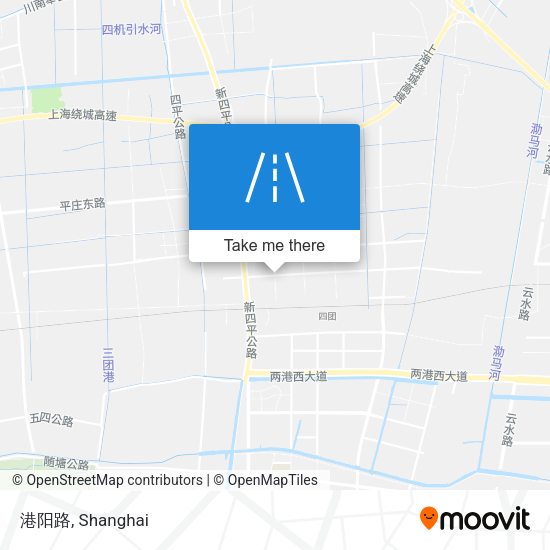 港阳路 map