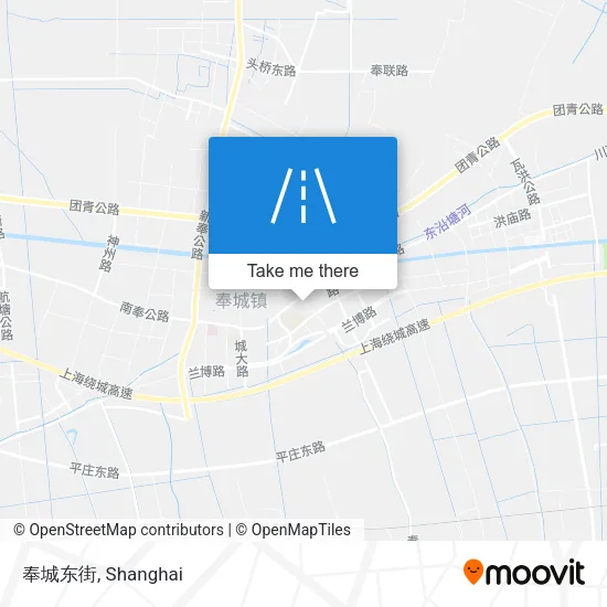 奉城东街 map
