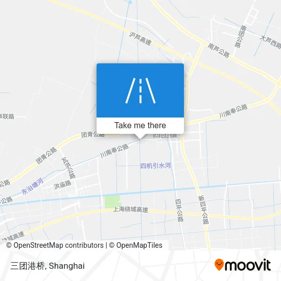 三团港桥 map