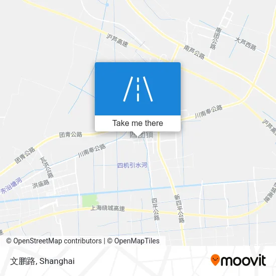 文鹏路 map