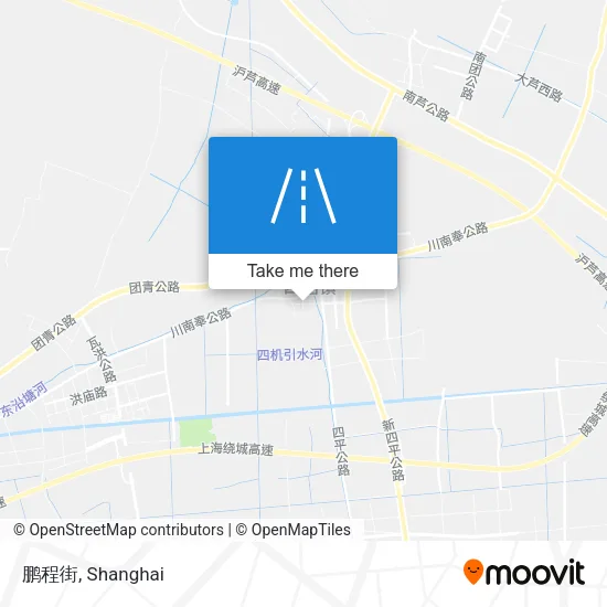鹏程街 map