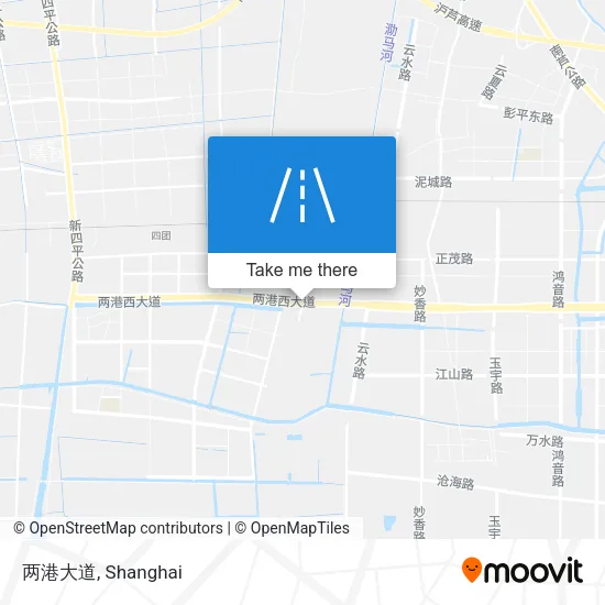 两港大道 map