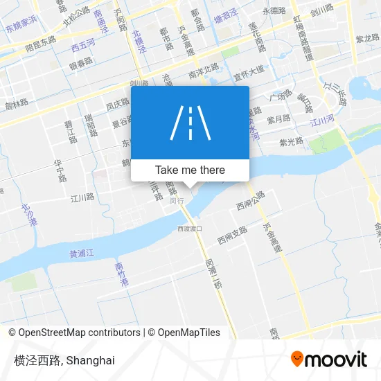 横泾西路 map