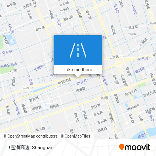 申嘉湖高速 map