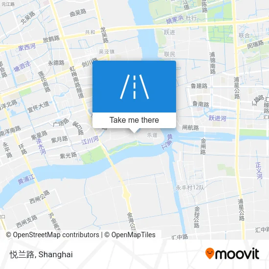 悦兰路 map