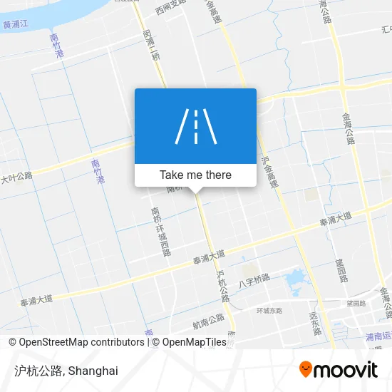 沪杭公路 map