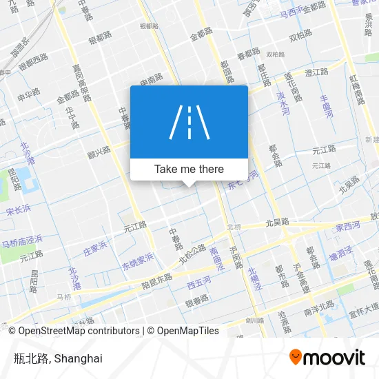 瓶北路 map
