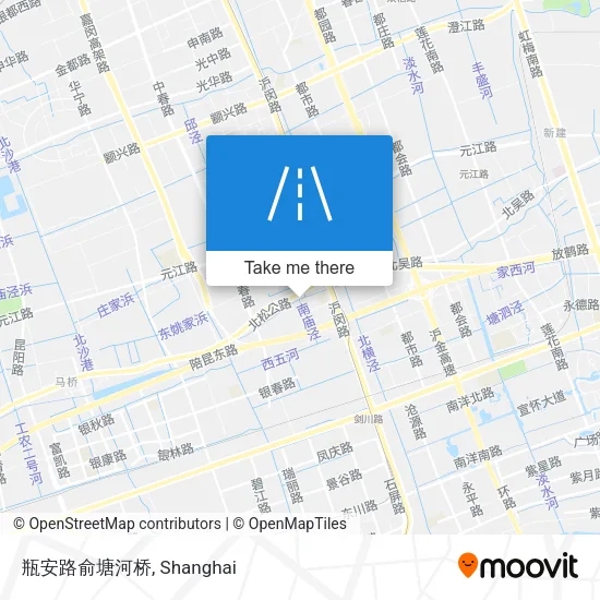 瓶安路俞塘河桥 map