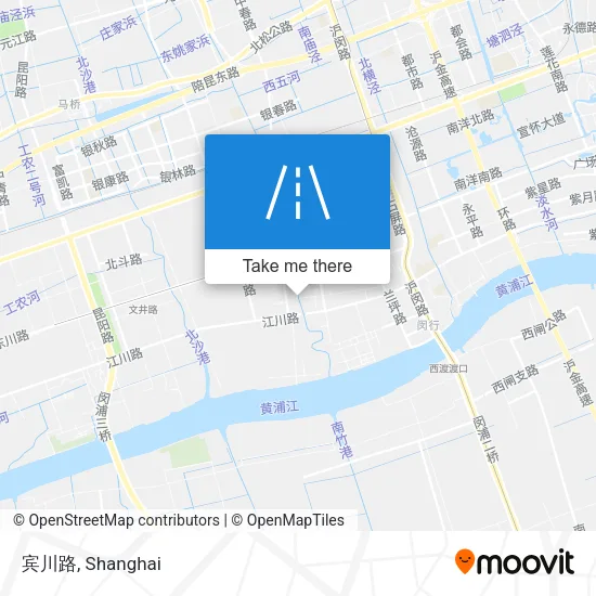 宾川路 map