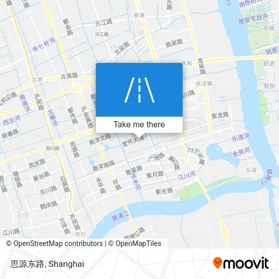 思源东路 map