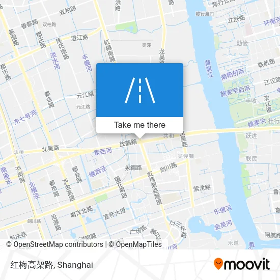 红梅高架路 map