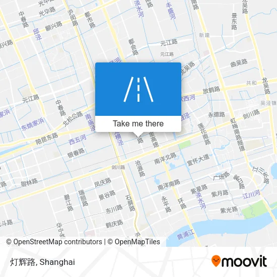灯辉路 map