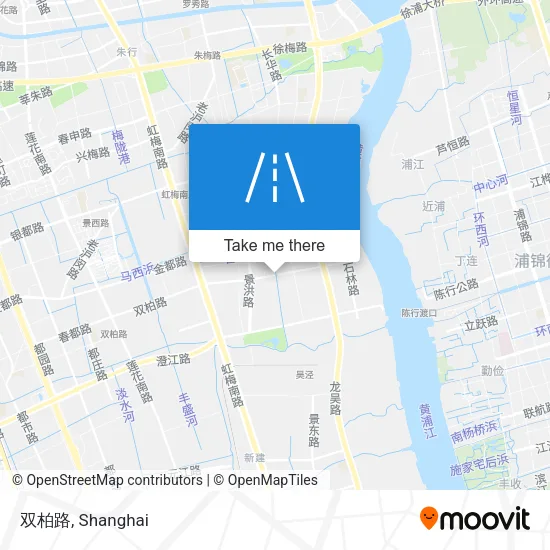 双柏路 map