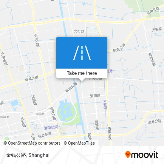 金钱公路 map