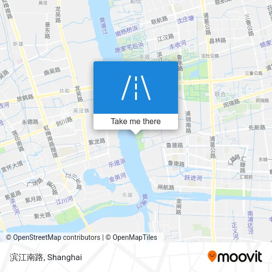 滨江南路 map