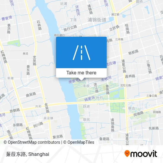 蒹葭东路 map