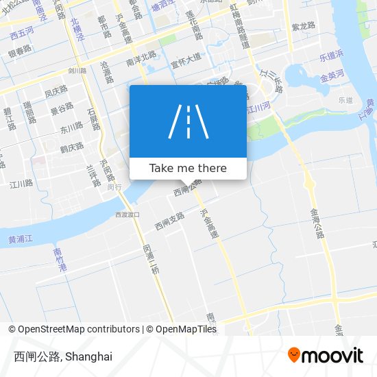 西闸公路 map