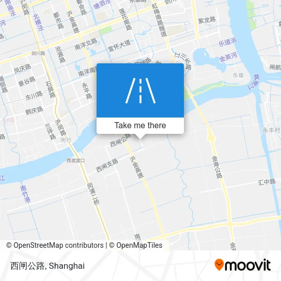 西闸公路 map