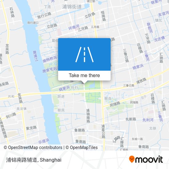 浦锦南路辅道 map